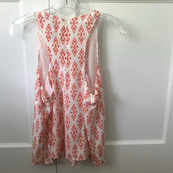 Joie orange and white racer back tank - Picture 4 of 4